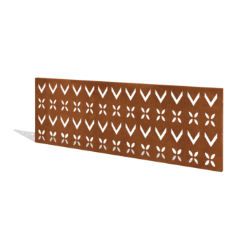 Corten plieno tvora H plokštė V 180 x 63,3 cm