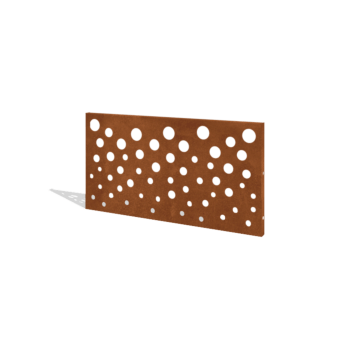 Corten plieno tvora H plokštė B 120 x 63,3 cm