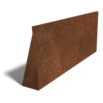 Corten plieno atraminė sienelė tiesus 150 cm (aukštis 60 cm)