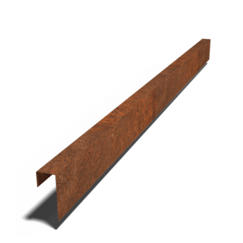 Corten plieno u formos profilis 15 x 6 x 5 cm (ilgis 240 cm)