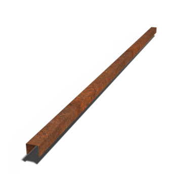 Corten plieno u formos profilis 5 x 6 x 5 cm (ilgis 240 cm)