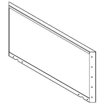 Milteliniu būdu dengtas plieninis skydas 50 x 100 cm