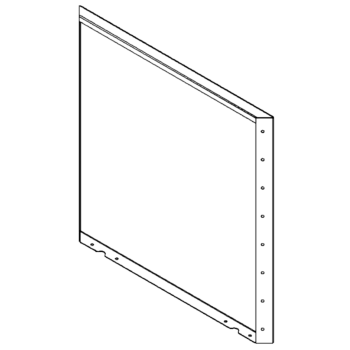 Milteliniu būdu dengtas plieninis skydas 80 x 80 cm