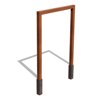 Corten plieno pergola tiesus 200 cm