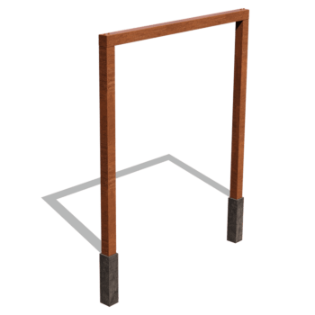 Corten plieno pergola tiesus 250 cm
