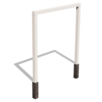 Milteliniu būdu dengta plieninė pergola tiesus 250 cm