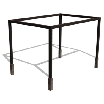 Milteliniu būdu dengta plieninė pergola sąranka kvadratas 424 x 300 cm