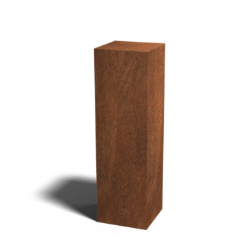 Corten plieno pjedestalas Ohajas 30 x 30 x 100 cm