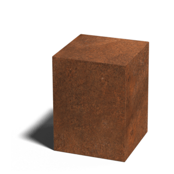 Corten plieno pjedestalas Ohajas 30 x 30 x 40 cm