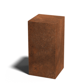 Corten plieno pjedestalas Ohajas 30 x 30 x 60 cm