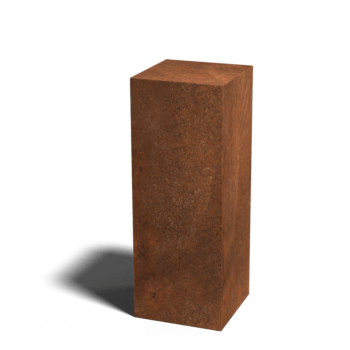 Corten plieno pjedestalas Ohajas 30 x 30 x 80 cm