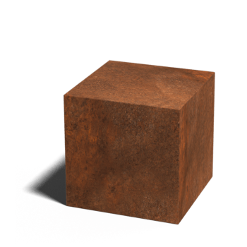 Corten plieno pjedestalas Ohajas 40 x 40 x 40 cm