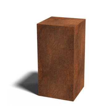 Corten plieno pjedestalas Ohajas 40 x 40 x 80 cm