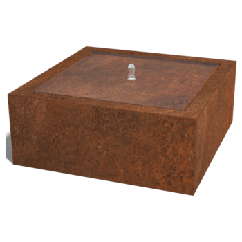 Corten plieno fontanas 100 x 100 x 40 cm