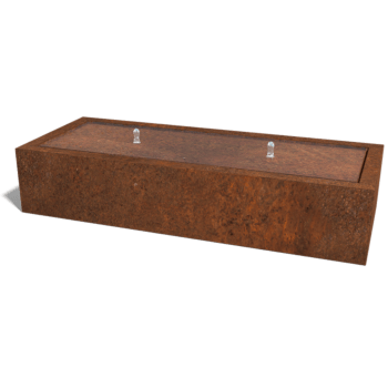 Corten plieno fontanas 200 x 80 x 40 cm