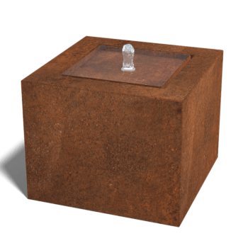 Corten plieno fontanas 50 x 50 x 40 cm