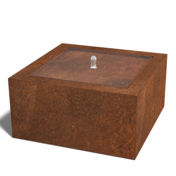 Corten plieno fontanas 80 x 80 x 40 cm