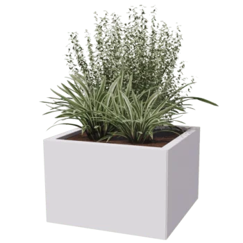 Plieninis lauko vazonas - Kvadratas - 60 x 60 cm