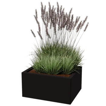 Plieninis lauko vazonas - Stačiakampis - 50 x 60 cm