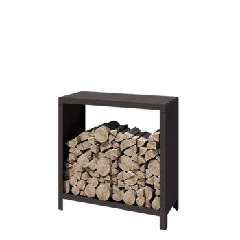 Plieninis malkų stovas - Indiana - 100 x 40 x 100 cm - RAL7016 matinė (antracito pilka)