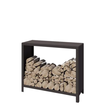 Plieninis malkų stovas - Indiana - 120 x 40 x 100 cm - RAL7016 matinė (antracito pilka)