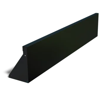 Plieninė atraminė sienelė - Tiesus - 150 x 30 cm