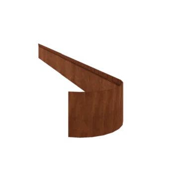 Corten plieno vejos bortelis - Suspaustas FLEX - Aukštis 23 cm - 150 cm