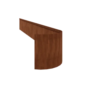 Corten plieno vejos bortelis - Suspaustas FLEX - Aukštis 35 cm - 150 cm