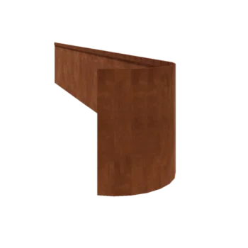 Corten plieno vejos bortelis - Suspaustas FLEX - Aukštis 45 cm - 150 cm