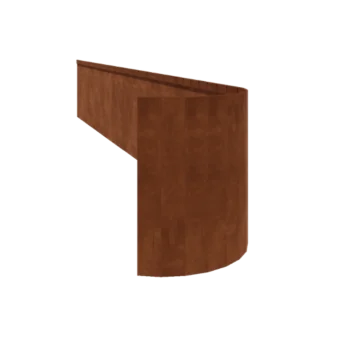 Corten plieno vejos bortelis - Suspaustas FLEX - Aukštis 45 cm - 240 cm