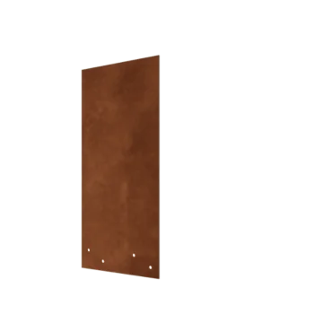 Corten plieno tvirtinimo plokštelė - Tiesus - Bortelio aukštis 45 cm