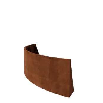 Corten plieno atraminė sienelė - Išorinis posūkis - 150 x 150 x 50 cm