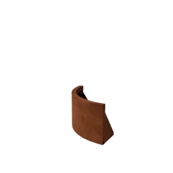 Corten plieno atraminė sienelė - Išorinis posūkis - 50 x 50 x 30 cm