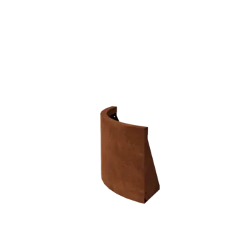 Corten plieno atraminė sienelė - Išorinis posūkis - 50 x 50 x 40 cm