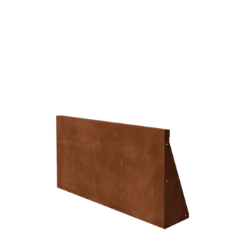 Corten plieno atraminė sienelė - Tiesus - 100 x 50 cm