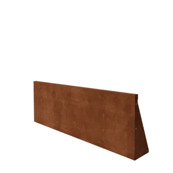 Corten plieno atraminė sienelė - Tiesus - 150 x 50 cm