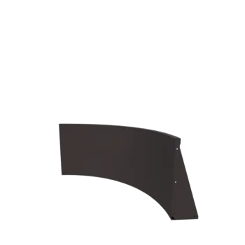 Plieninė atraminė sienelė - Vidinė posūkio dalis - 100 x 100 x 60 cm - kita RAL spalva