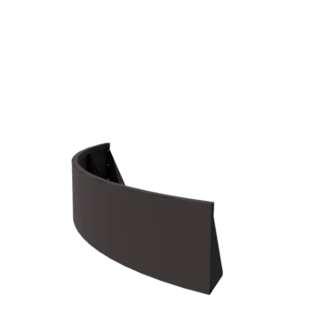 Plieninė atraminė sienelė - Išorinis posūkis - 150 x 150 x 40 cm - kita RAL spalva