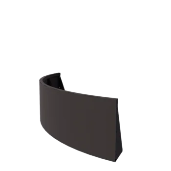 Plieninė atraminė sienelė - Išorinis posūkis - 150 x 150 x 50 cm - RAL7016 matinė (antracito pilka)