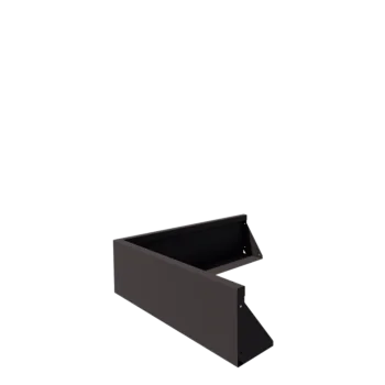 Plieninė atraminė sienelė - Išorinis kampas - 100 x 100 x 30 cm - kita RAL spalva