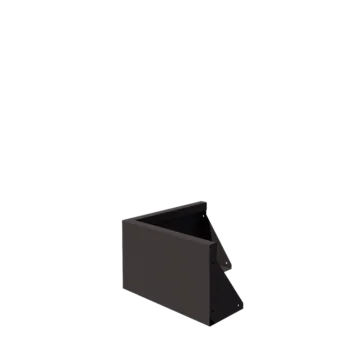 Plieninė atraminė sienelė - Išorinis kampas - 50 x 50 x 30 cm - kita RAL spalva