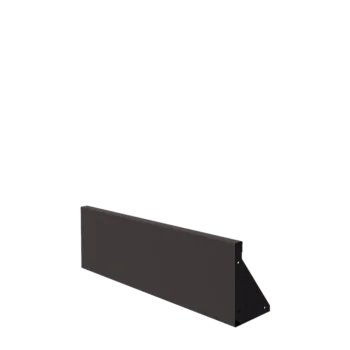 Plieninė atraminė sienelė - Tiesus - 100 x 30 cm - kita RAL spalva