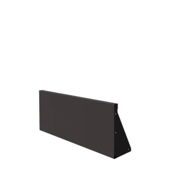 Plieninė atraminė sienelė - Tiesus - 100 x 40 cm - kita RAL spalva