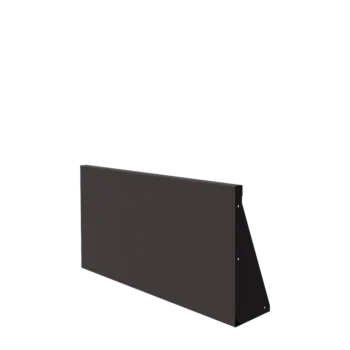 Plieninė atraminė sienelė - Tiesus - 100 x 50 cm - RAL7016 matinė (antracito pilka)