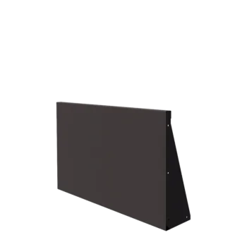 Plieninė atraminė sienelė - Tiesus - 100 x 60 cm - RAL7016 matinė (antracito pilka)