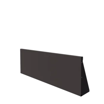Plieninė atraminė sienelė - Tiesus - 150 x 50 cm - RAL7016 matinė (antracito pilka)