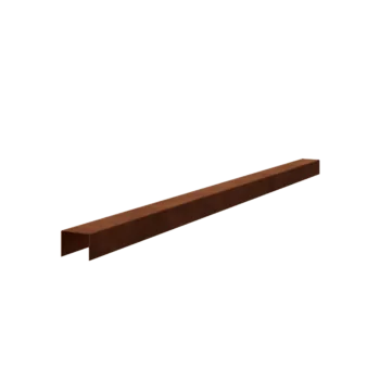 Corten plieno U formos profilis - 5 x 6 x 5 cm - 240 cm