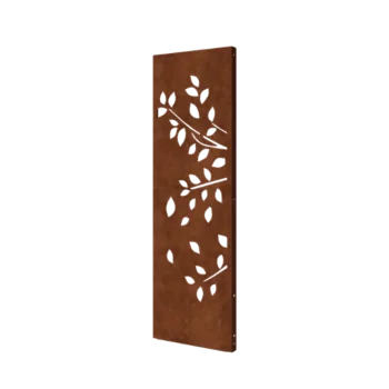 Corten plieno panel - Medis - Dalis 1 - 60 x 6 x 190 cm
