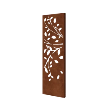Corten plieno panel - Medis - Dalis 2 - 60 x 6 x 190 cm