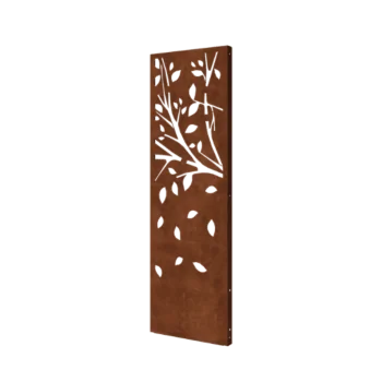 Corten plieno panel - Medis - Dalis 3 - 60 x 6 x 190 cm